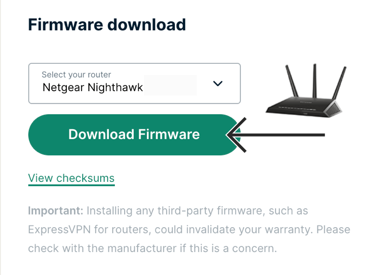 Upgrade the Firmware