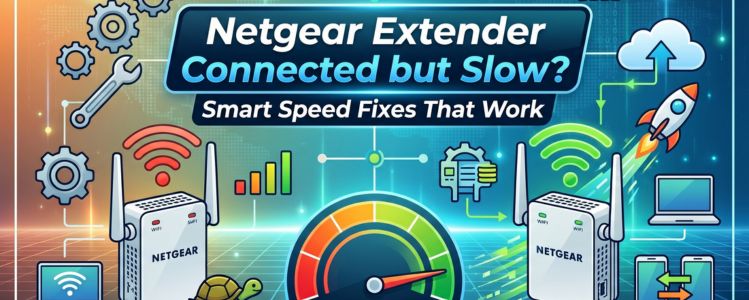 Netgear Extender Connected but Slow