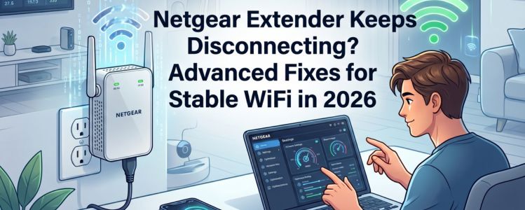 Netgear Extender Keeps Disconnecting? Advanced Fixes for Stable WiFi in 2026